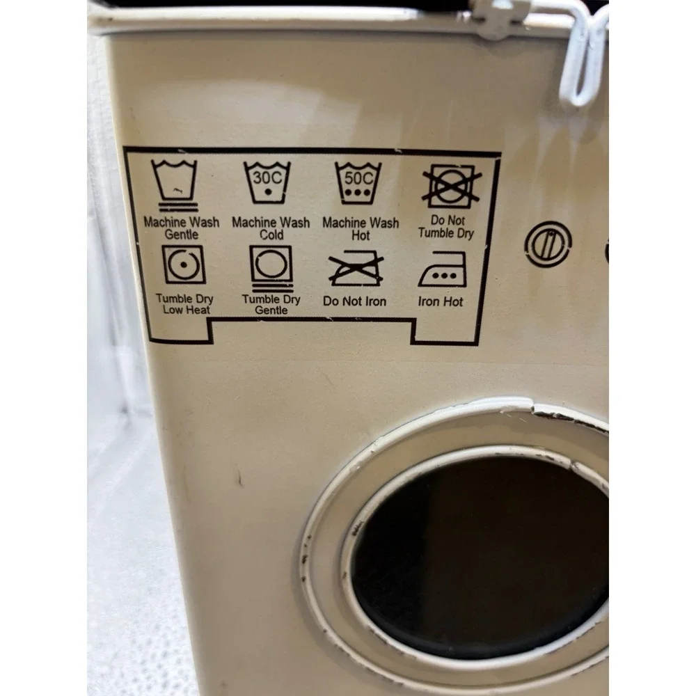 Metal Washing Machine Laundry Room Container Detergent Storage